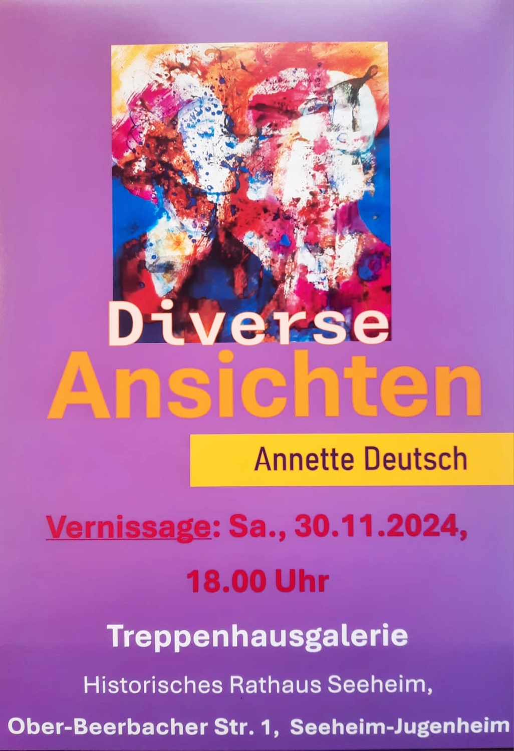 Annette Deutsch - Malerei - Diverse Ansichten